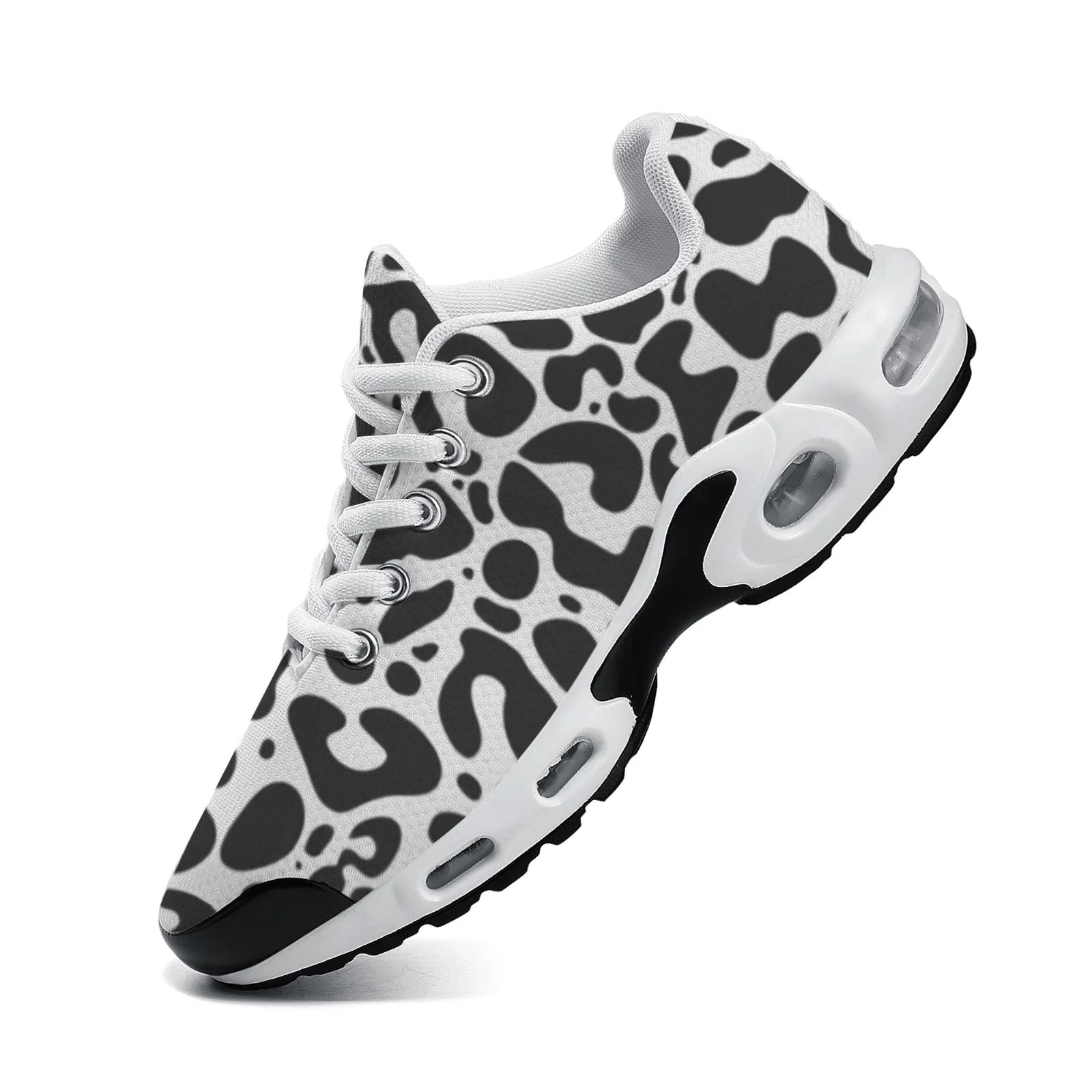 Customizable black leopard pri - Breathable Mesh Athletic Shoes 评论和价格