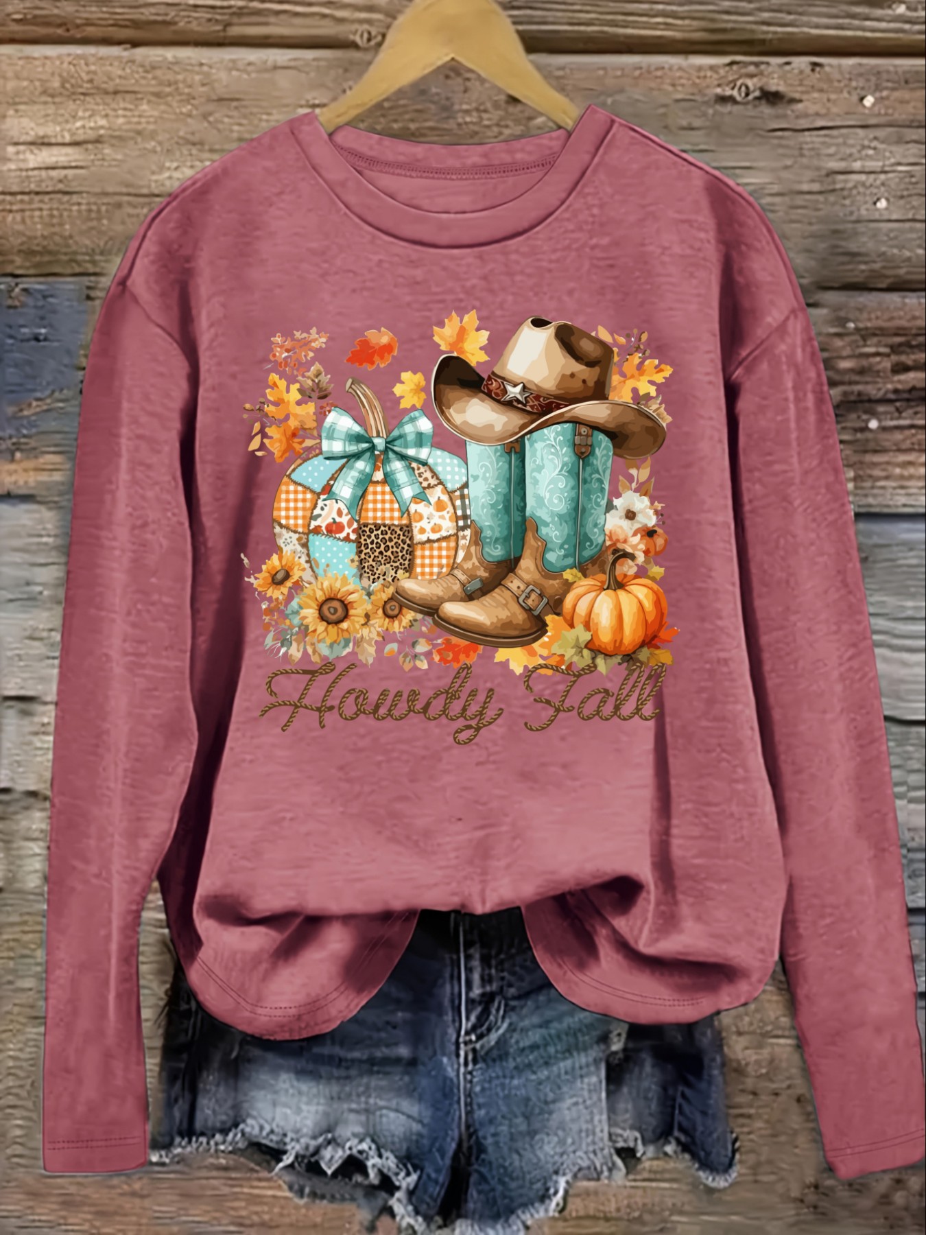 Women's Casual Long Sleeve Cre - Boots 评论和价格