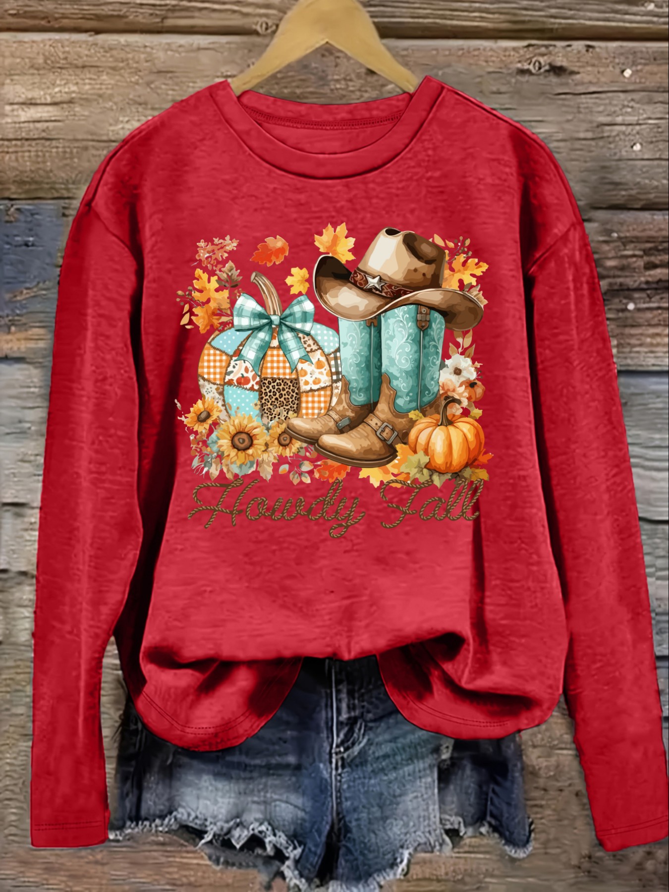 Women's Casual Long Sleeve Cre - Boots 评论和价格