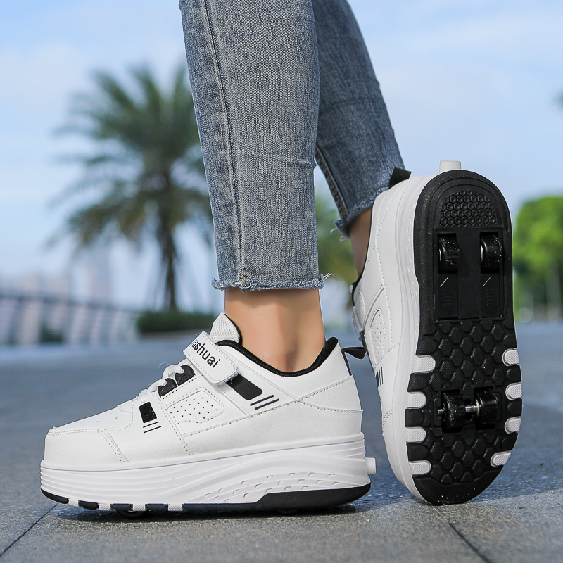 Kids 4‑Wheel Retractable Rolle - Sneakers 评论和价格