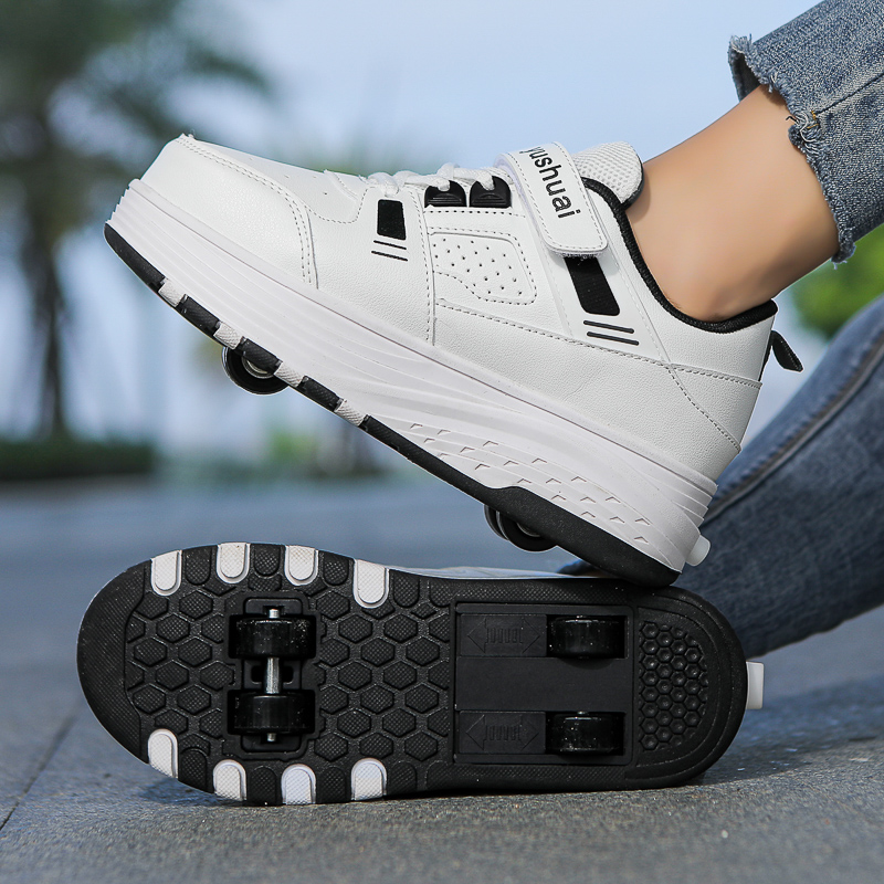 Kids 4‑Wheel Retractable Rolle - Sneakers 评论和价格