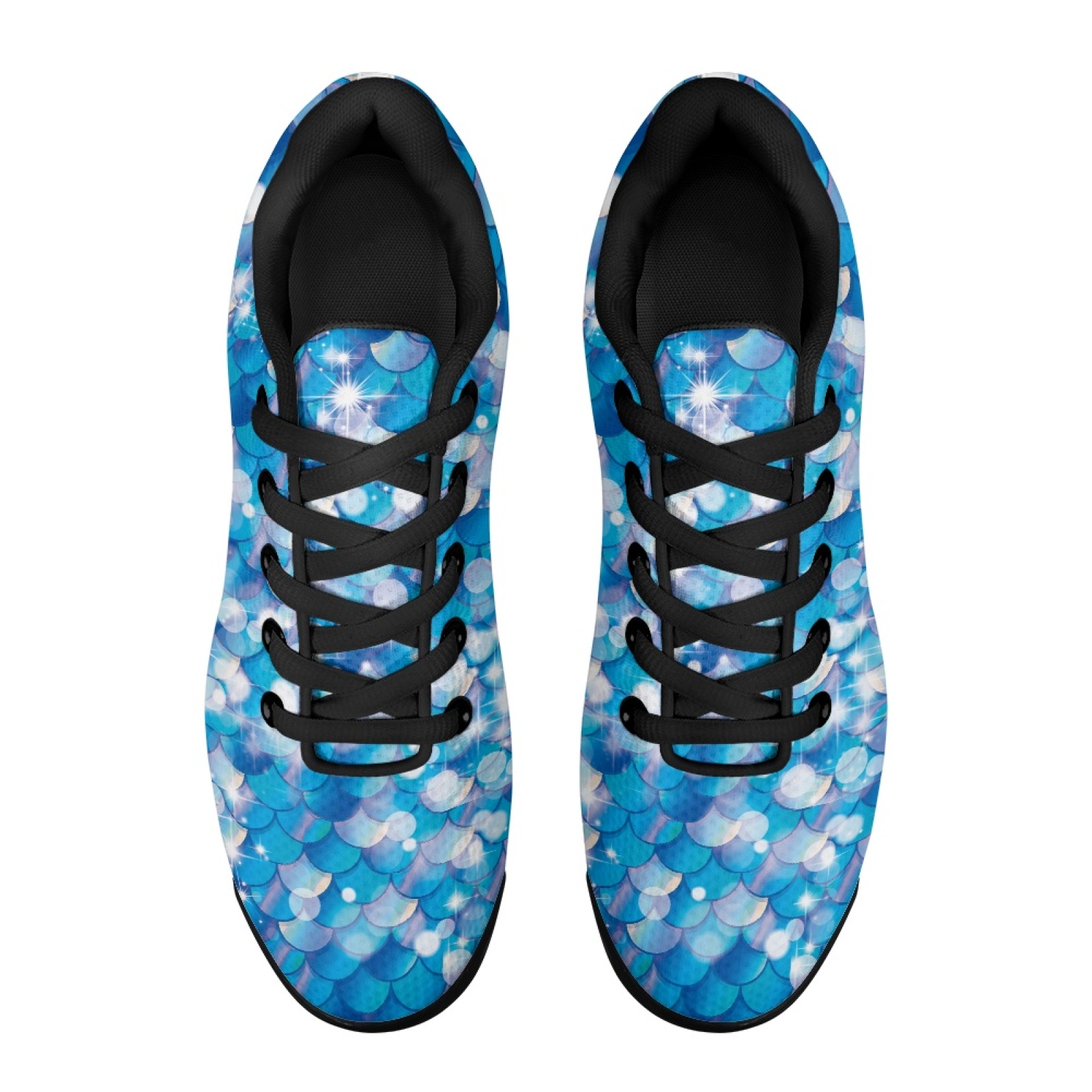 PENSTROLL Mermaid Scale Print  - Air Cushion Jogger Shoes Men 评论和价格