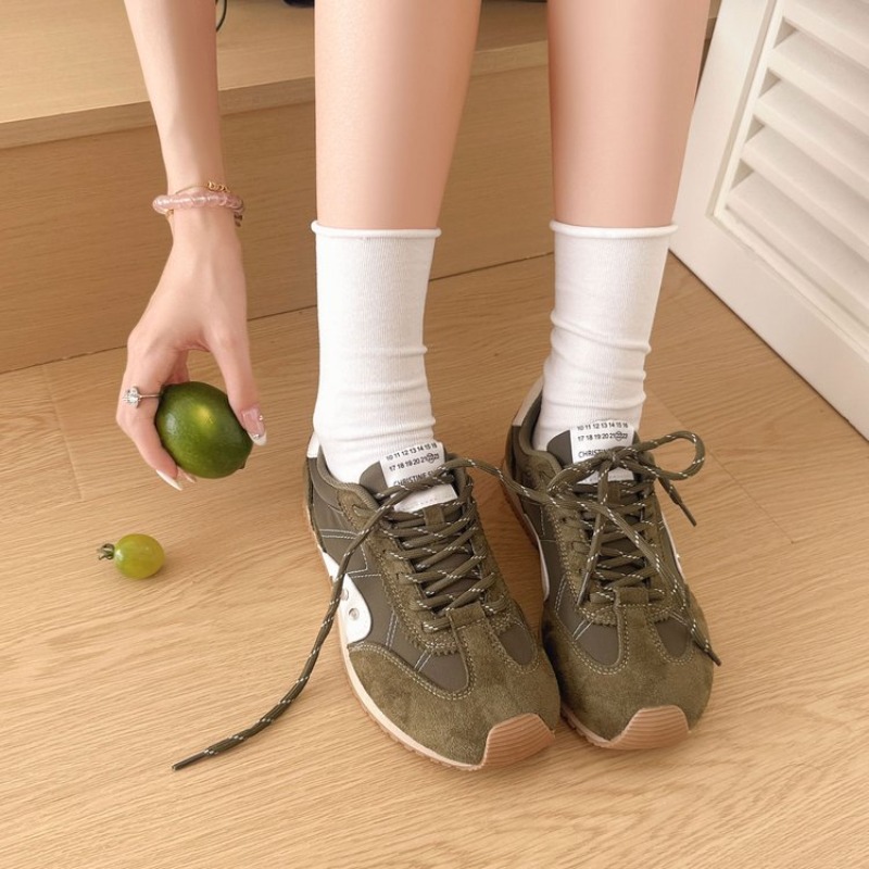 Retro Color Block Sneakers Wom - Running Shoes 评论和价格