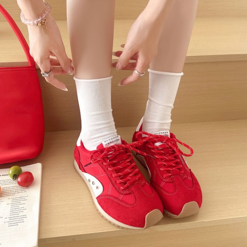 Retro Color Block Sneakers Wom - Running Shoes 评论和价格
