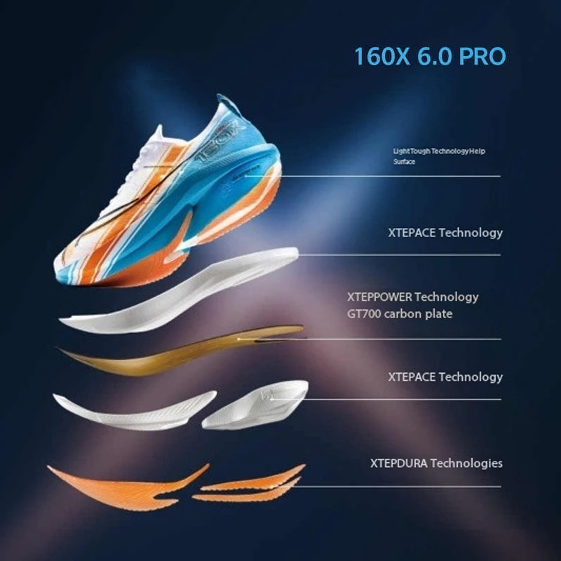 Xtep 160X 6.5 PRO Running Shoe - Carbon Plate Marathon Racing Shoes 评论和价格