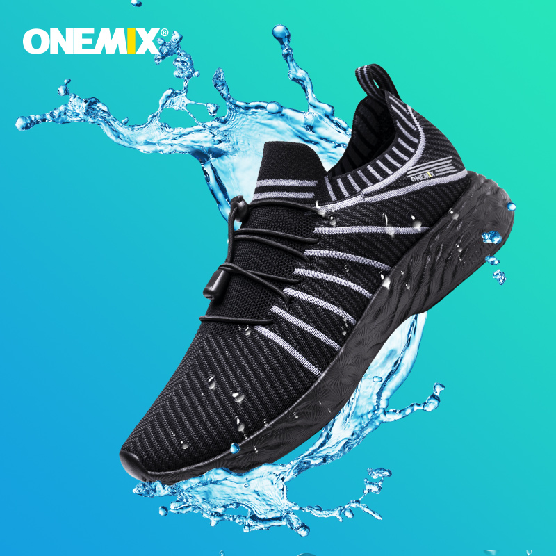 ONEMIX Waterproof Black Runnin - Waterproof Goretex Running Shoes 评论和价格