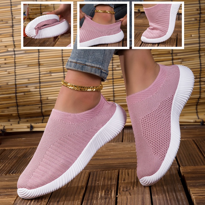 Women's Sneakers Breathable Kn - Breathable Mesh Athletic Shoes 评论和价格