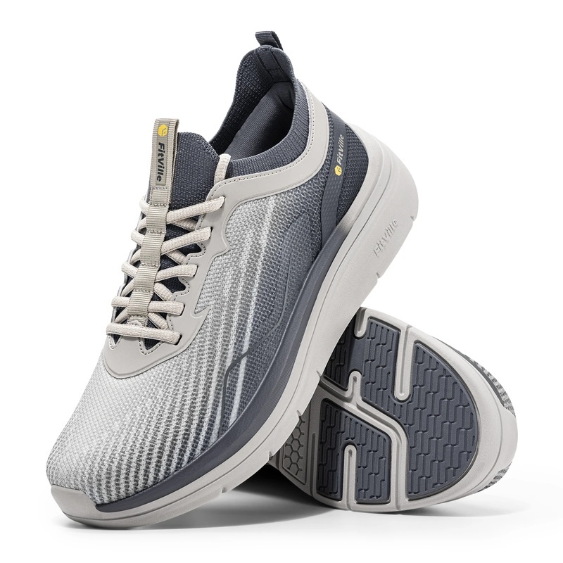 FitVille Men's Walking Sneaker - Wide Toe Box Running Sneakers 评论和价格
