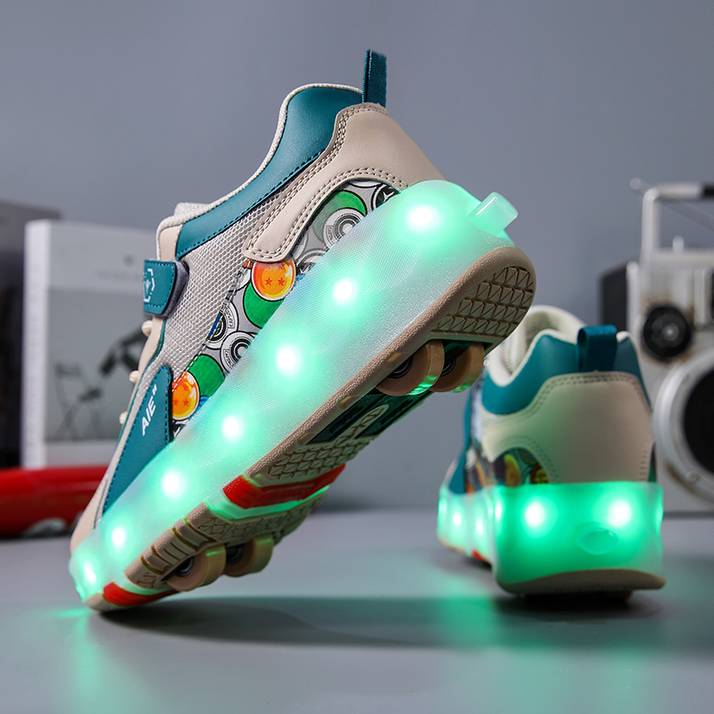 Youth Roller Shoes With 4 Whee - Running Shoes 评论和价格