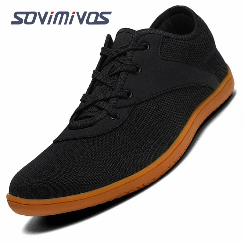 Mens Barefoot Shoes Zero Drop  - Wide Toe Box Running Sneakers 评论和价格